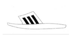 A black and white drawing of a boat

Description automatically generated