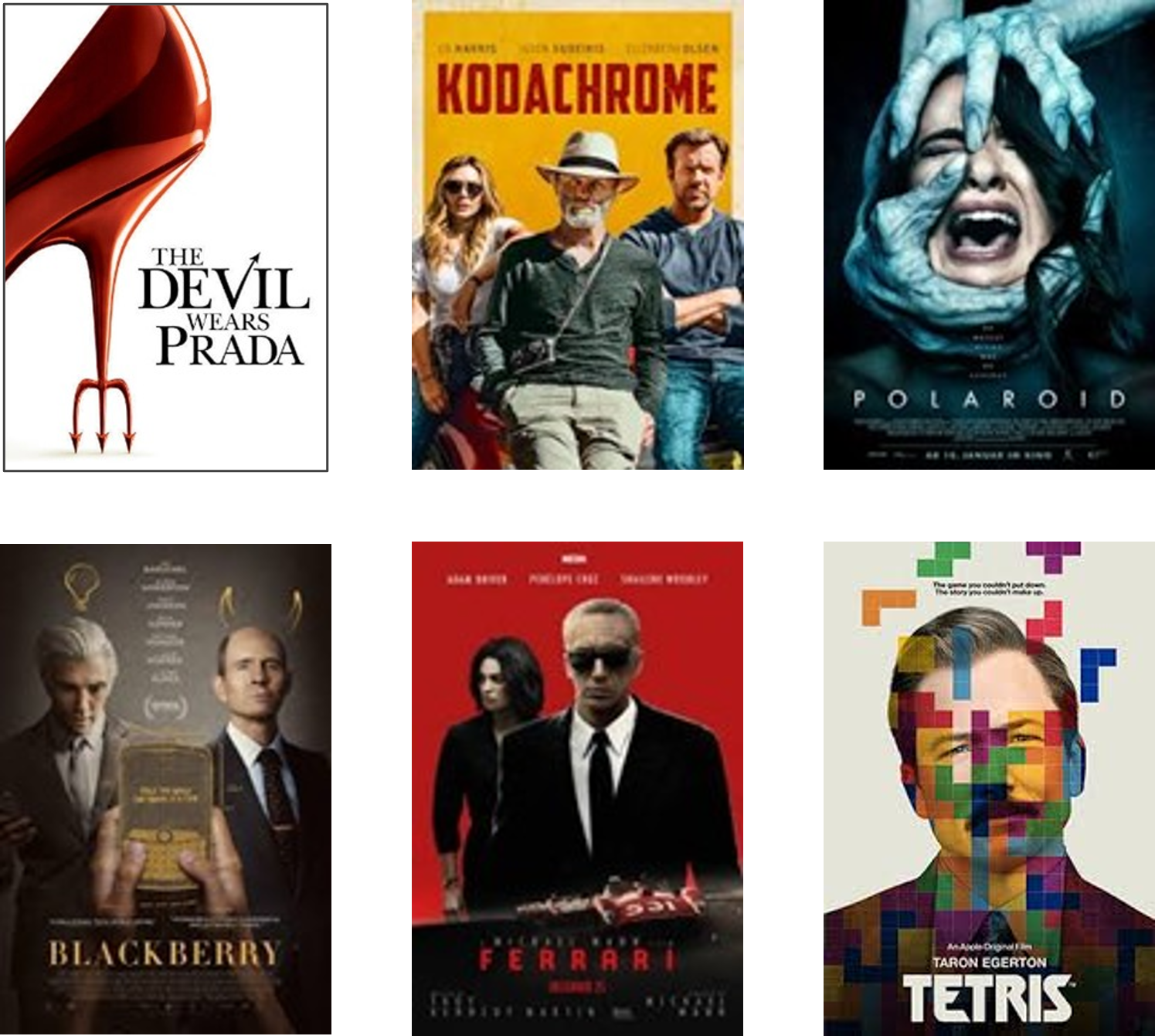 The Devil Wears Prada - Kodachrome - Polaroid - Blackberry - Ferrari - Tetris